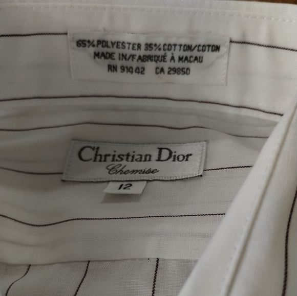 Christian Dior Shirt Boys Size 12 New without tag - Picture 4 of 4